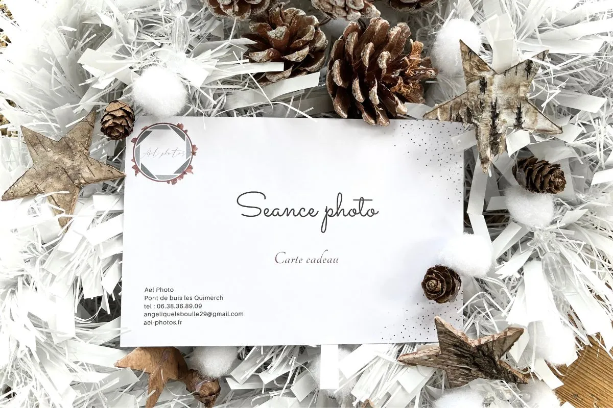 Offrez une expérience unique et inoubliable : la carte cadeau séance photo !
