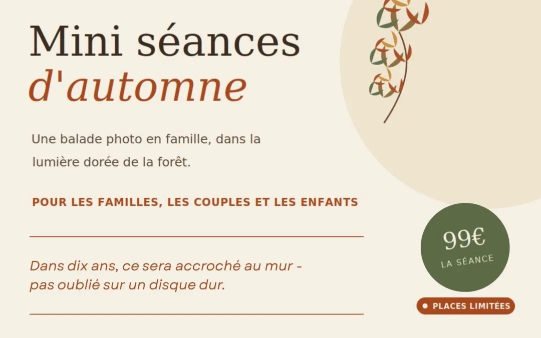 Mini-séance photo d&rsquo;automne au faou